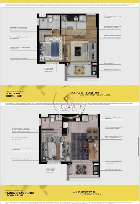 Foto 8 de Apartamento com 1 quarto para alugar, 33m2 em Sao Jose Dos Campos - SP