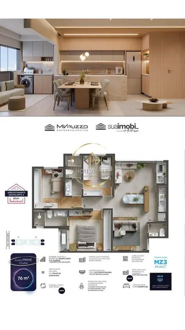 Foto 4 de Apartamento com 3 quartos à venda, 71m2 em Sao Jose Dos Campos - SP