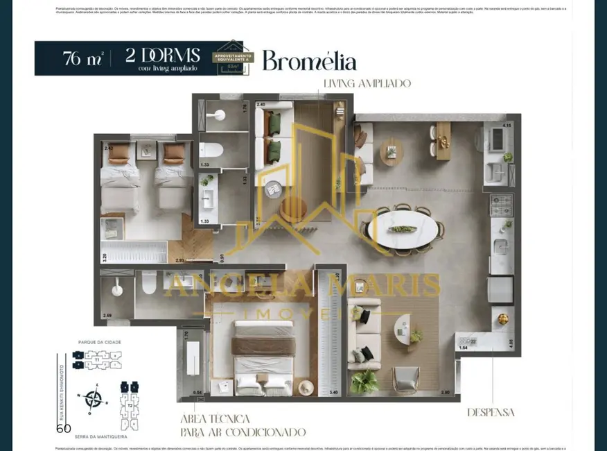 Foto 1 de Apartamento com 3 quartos à venda, 77m2 em Sao Jose Dos Campos - SP
