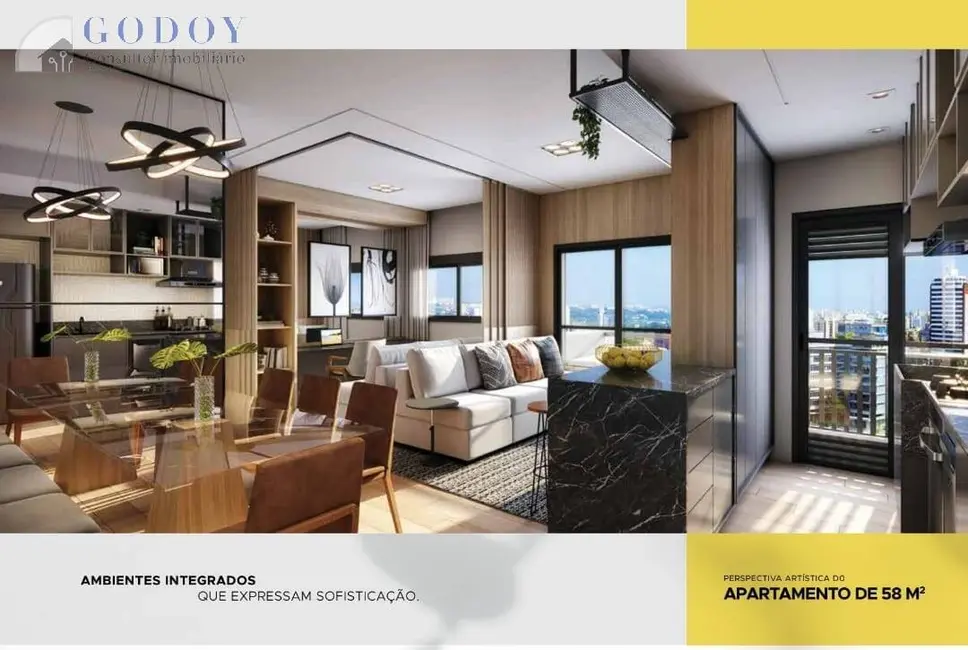 Foto 2 de Apartamento com 2 quartos à venda, 58m2 em Sao Jose Dos Campos - SP