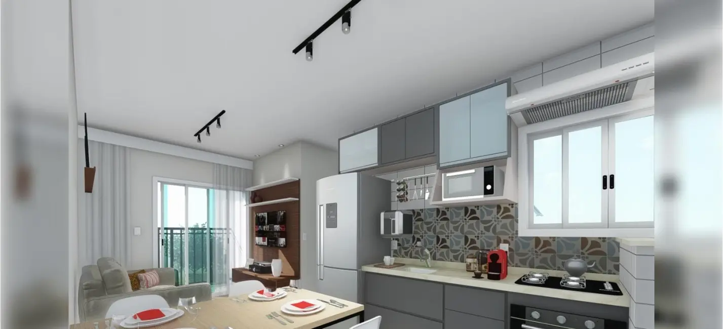 Foto 3 de Apartamento com 2 quartos à venda, 57m2 em Crispim, Pindamonhangaba - SP