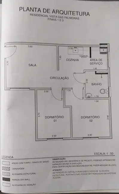 Foto 8 de Apartamento com 2 quartos à venda, 50m2 em Vila Bela, Taubate - SP