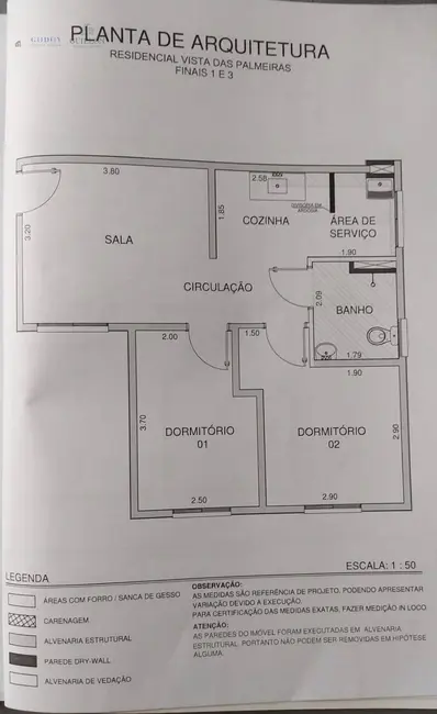 Foto 8 de Apartamento com 2 quartos à venda, 50m2 em Vila Bela, Taubate - SP