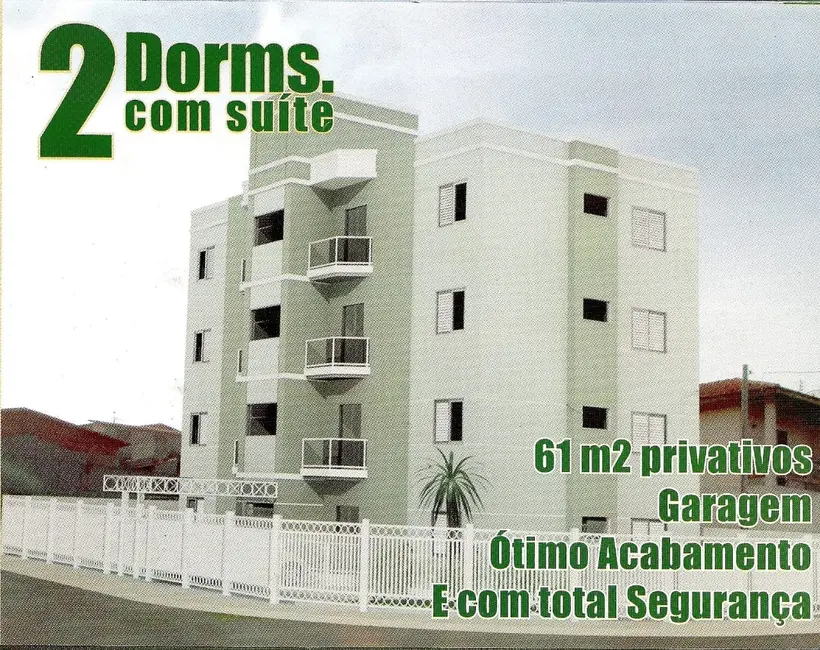 Foto 2 de Apartamento à venda, 64m2 em Residencial Estoril, Taubate - SP