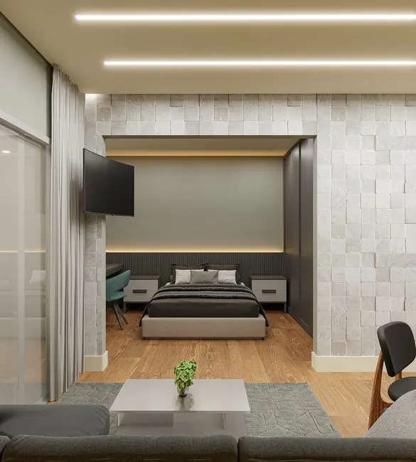 Foto 6 de Apartamento com 1 quarto à venda, 48m2 em Granja Daniel, Taubate - SP