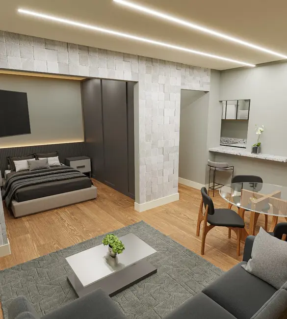 Foto 5 de Apartamento com 1 quarto à venda, 48m2 em Granja Daniel, Taubate - SP