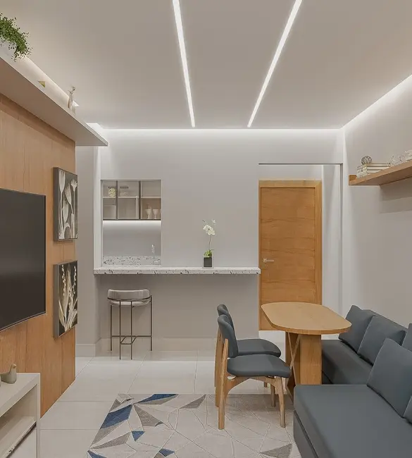 Foto 3 de Apartamento com 1 quarto à venda, 48m2 em Granja Daniel, Taubate - SP