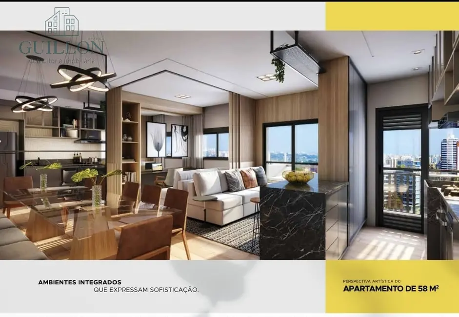Foto 1 de Apartamento com 2 quartos à venda, 58m2 em Sao Jose Dos Campos - SP