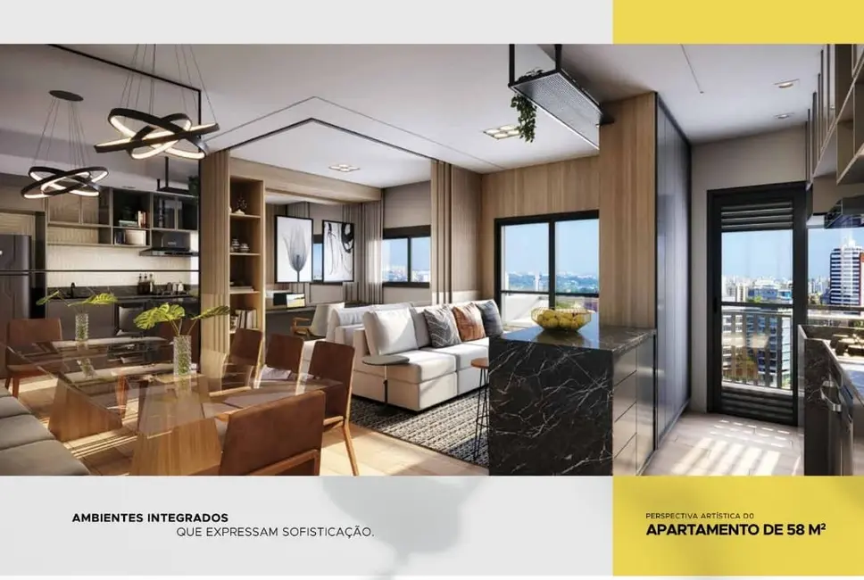 Foto 2 de Apartamento com 2 quartos à venda, 58m2 em Sao Jose Dos Campos - SP