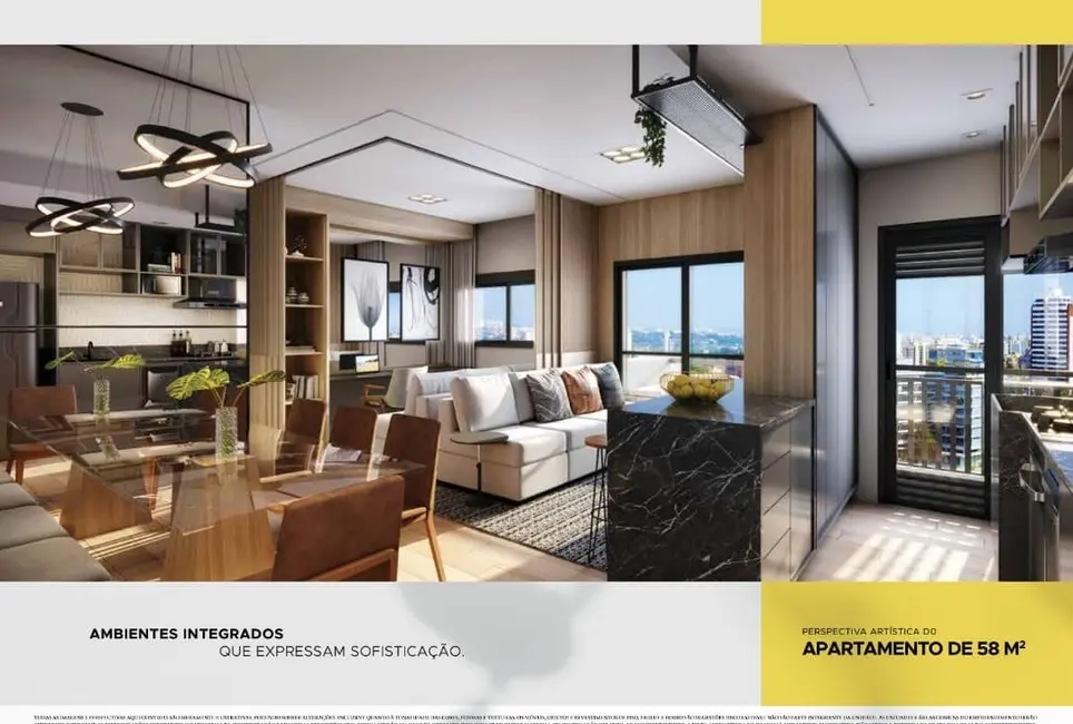 Foto 1 de Apartamento com 2 quartos à venda, 58m2 em Sao Jose Dos Campos - SP