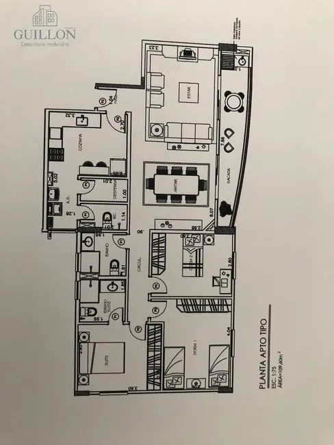 Apartamento com 3 quartos à venda, 110m2 em Centro, Taubate - SP - imagem 3 Foto 3 de Apartamento com 3 quartos à venda, 110m2 em Centro, Taubate - SP