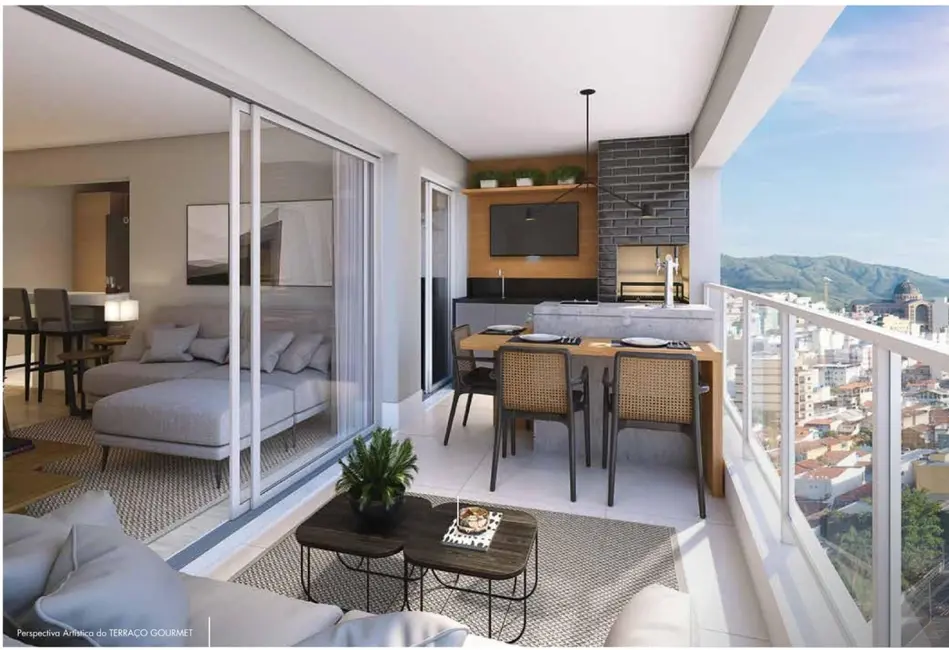 Foto 2 de Apartamento com 2 quartos à venda, 73m2 em Centro, Aparecida - SP