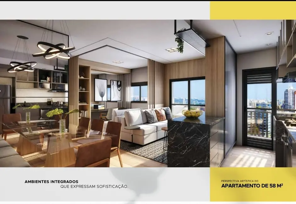 Foto 2 de Apartamento com 2 quartos à venda, 58m2 em Sao Jose Dos Campos - SP