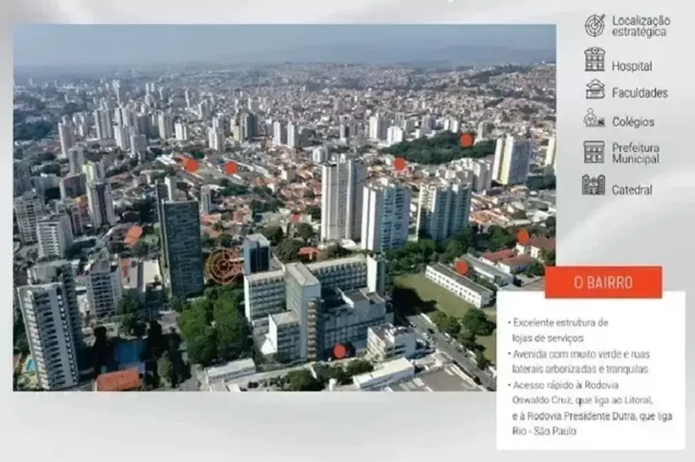 Foto 9 de Apartamento com 2 quartos à venda, 65m2 em Jardim das Nações, Taubate - SP