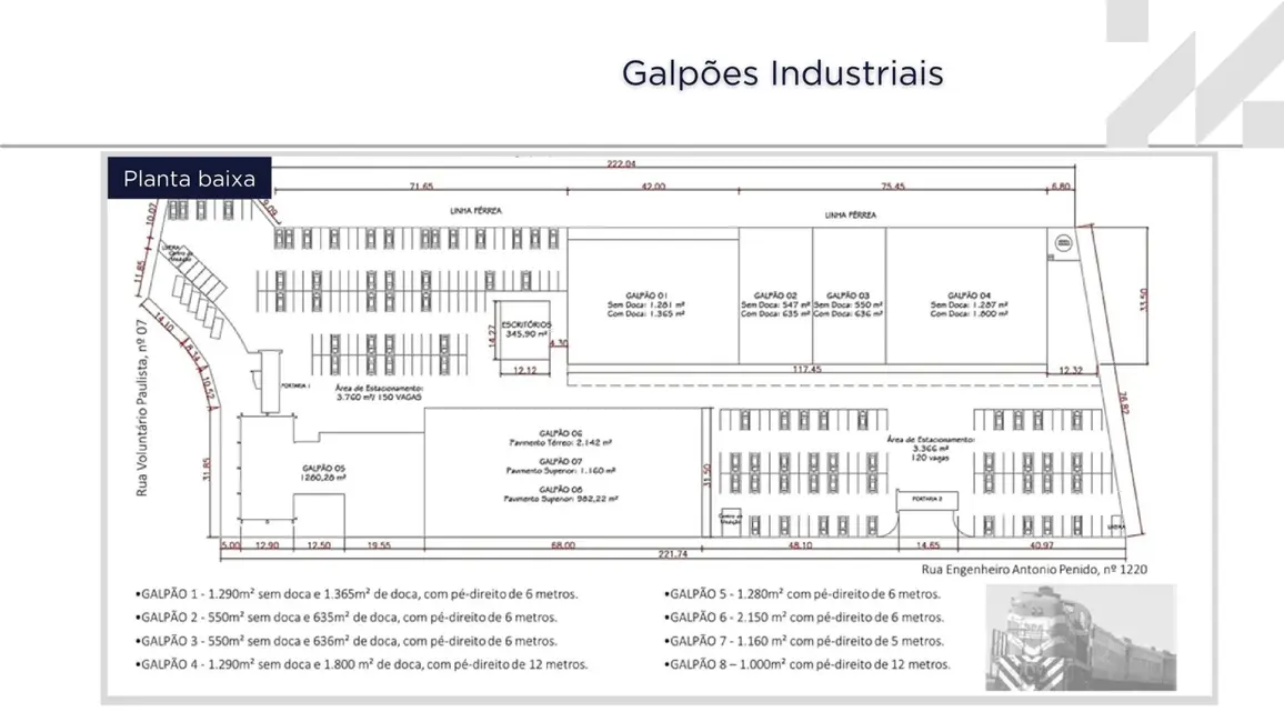 Foto 3 de Armazém / Galpão para alugar, 547m2 em Centro, Cruzeiro - SP