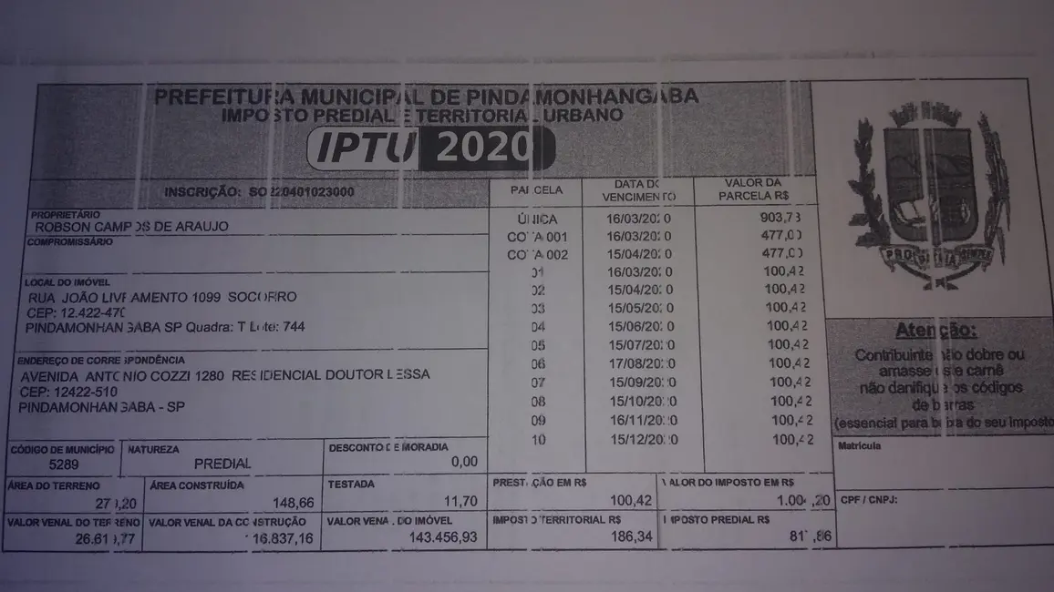 Foto 7 de Sobrado com 3 quartos à venda em Pindamonhangaba - SP