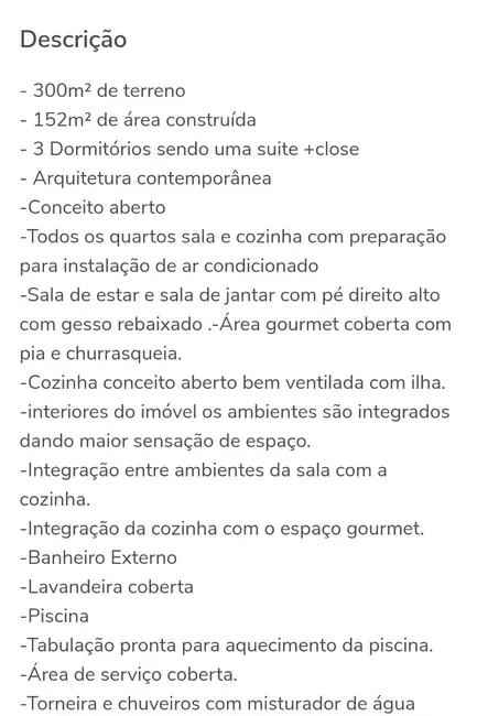 Foto 3 de Casa de Condomínio com 3 quartos à venda, 152m2 em Bairro do Grama, Cacapava - SP