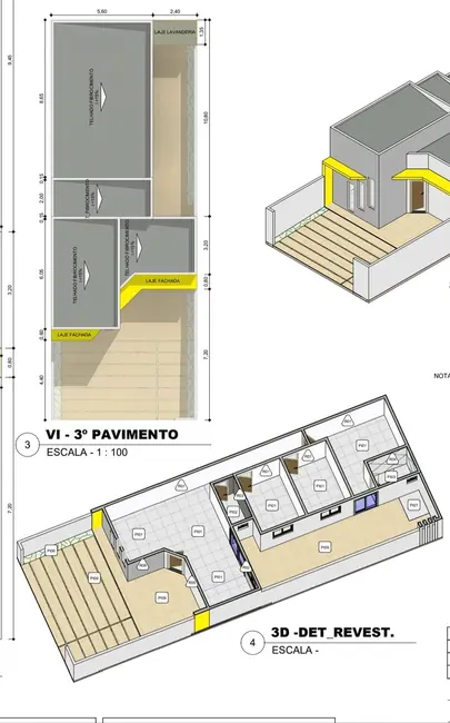 Foto 2 de Casa com 3 quartos à venda e para alugar, 80m2 em Pindamonhangaba - SP