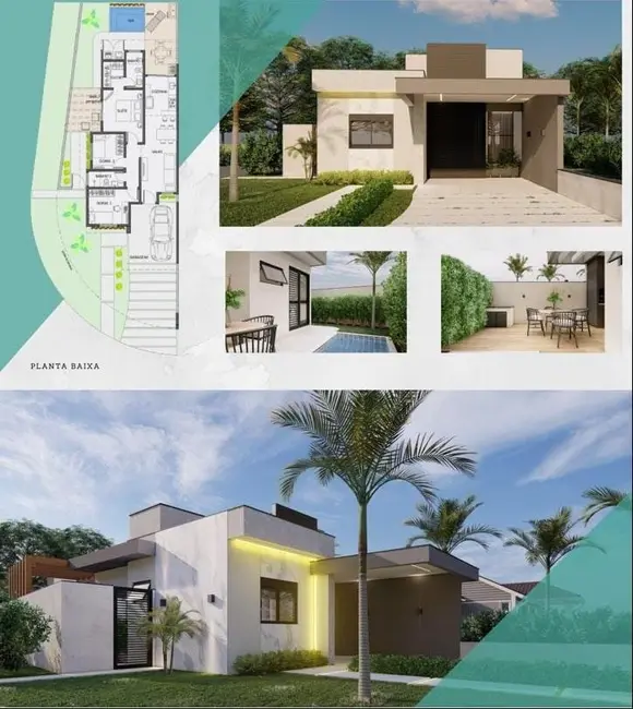 Foto 1 de Casa com 3 quartos à venda, 100m2 em Pindamonhangaba - SP