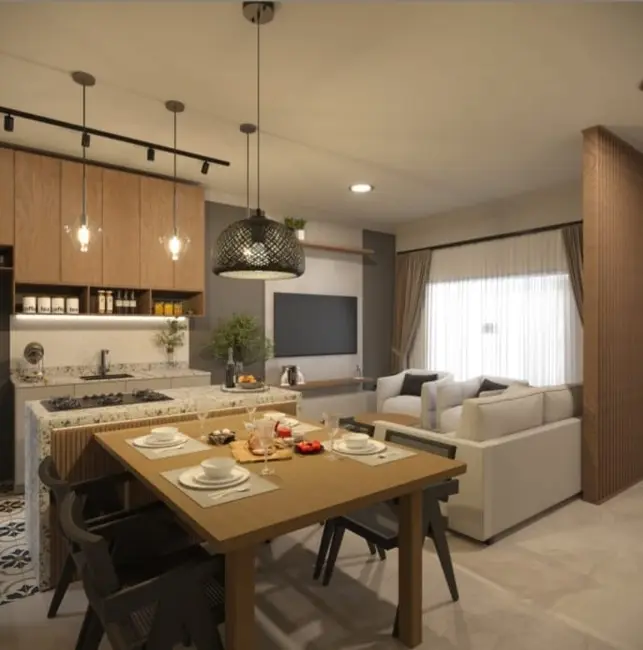 Foto 2 de Casa com 2 quartos à venda, 70m2 em Residencial Jardim Aurora, Pindamonhangaba - SP