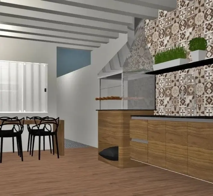 Foto 1 de Casa com 3 quartos à venda, 75m2 em Água Quente, Taubate - SP