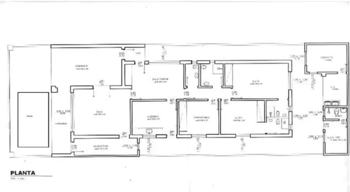 Foto 2 de Casa com 4 quartos à venda, 196m2 em Vila Paraíba, Guaratingueta - SP