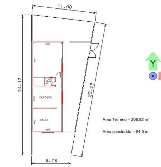 Foto 3 de Armazém / Galpão à venda, 85m2 em Jardim São José, Cacapava - SP