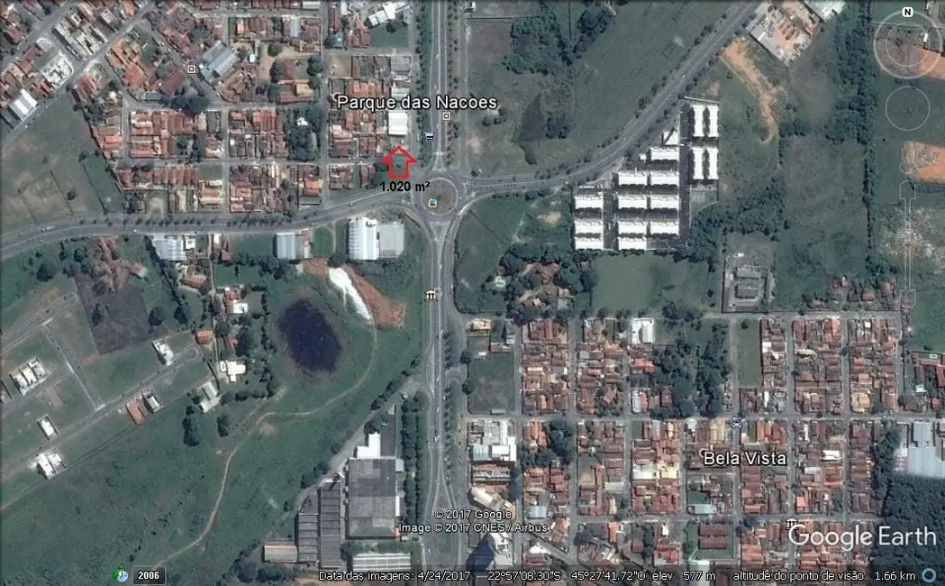 Foto 6 de Terreno / Lote à venda e para alugar, 1020m2 em Parque das Nações, Pindamonhangaba - SP