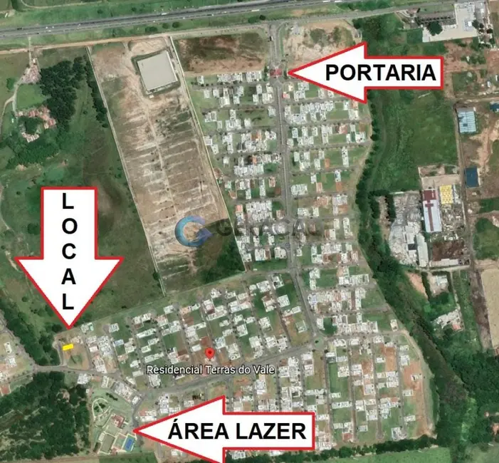 Foto 2 de Lote de Condomínio à venda, 369m2 em Bairro do Grama, Cacapava - SP