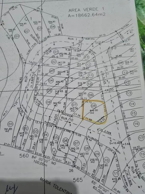 Foto 2 de Terreno / Lote à venda, 449m2 em Vitória Vale II, Pindamonhangaba - SP