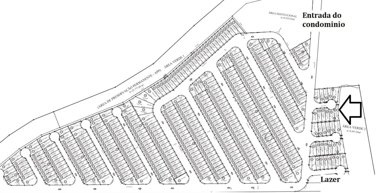 Foto 2 de Lote de Condomínio à venda, 193m2 em Pindamonhangaba - SP