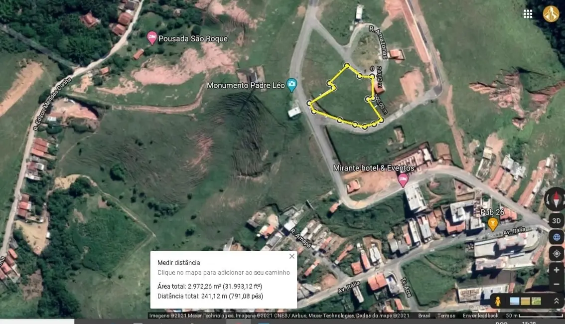 Foto 1 de Terreno / Lote à venda, 2953m2 em Cachoeira Paulista - SP