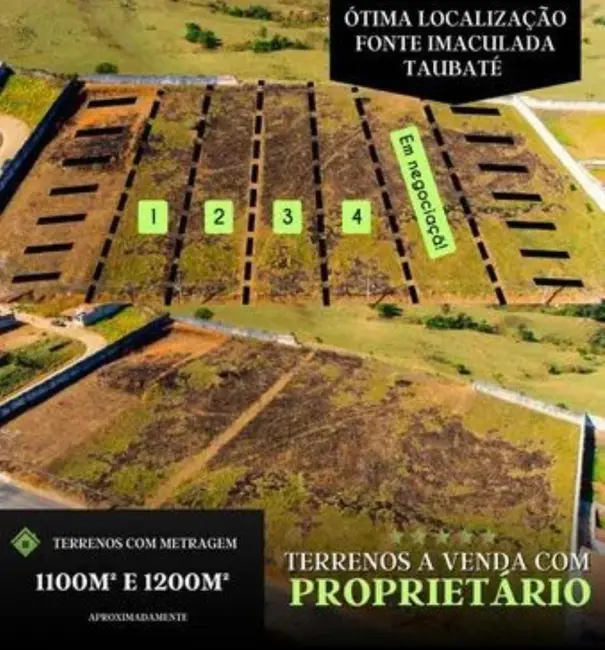 Foto 1 de Terreno / Lote à venda e para alugar em Alto São Pedro, Taubate - SP