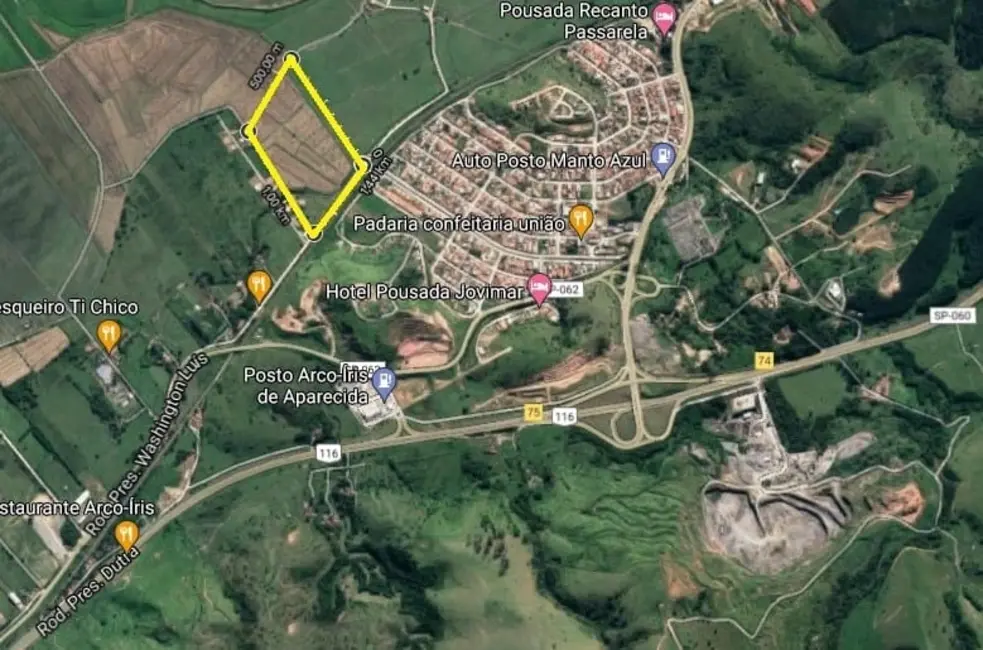 Terreno / Lote à venda, 96800m2 em Aparecida - SP - imagem 3 Foto 3 de Terreno / Lote à venda, 96800m2 em Aparecida - SP