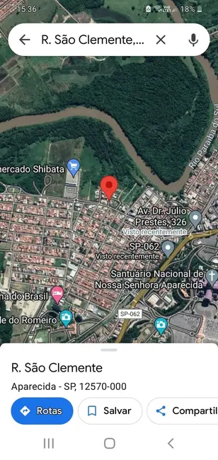 Terreno / Lote à venda, 250m2 em Aparecida - SP - imagem 1 Foto 1 de Terreno / Lote à venda, 250m2 em Aparecida - SP