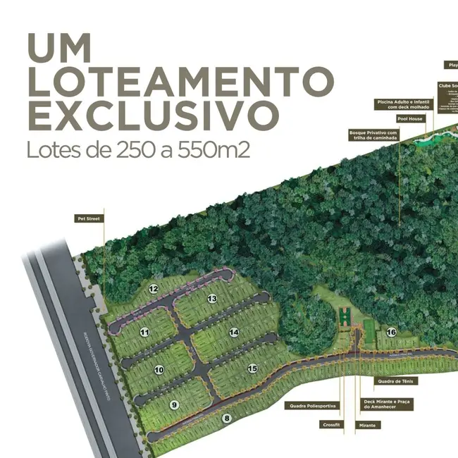 Foto 1 de Lote de Condomínio à venda, 250m2 em Taubate - SP