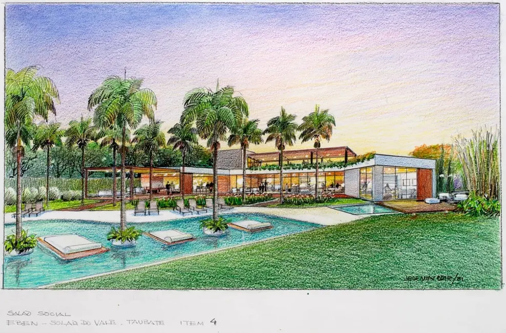 Foto 3 de Lote de Condomínio à venda, 250m2 em Taubate - SP