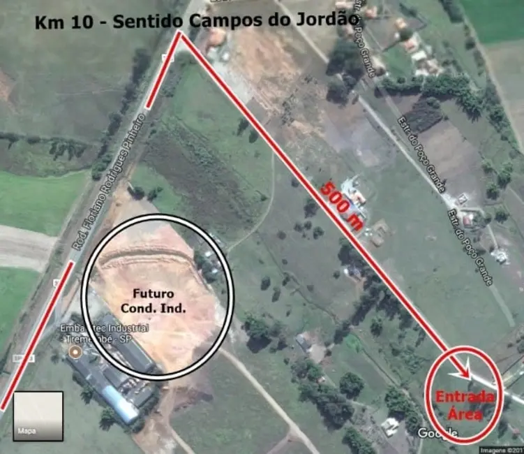 Foto 1 de Terreno / Lote à venda, 12500m2 em Centro, Tremembe - SP