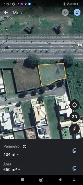 Foto 1 de Terreno / Lote à venda, 700m2 em Parque das Nações, Pindamonhangaba - SP