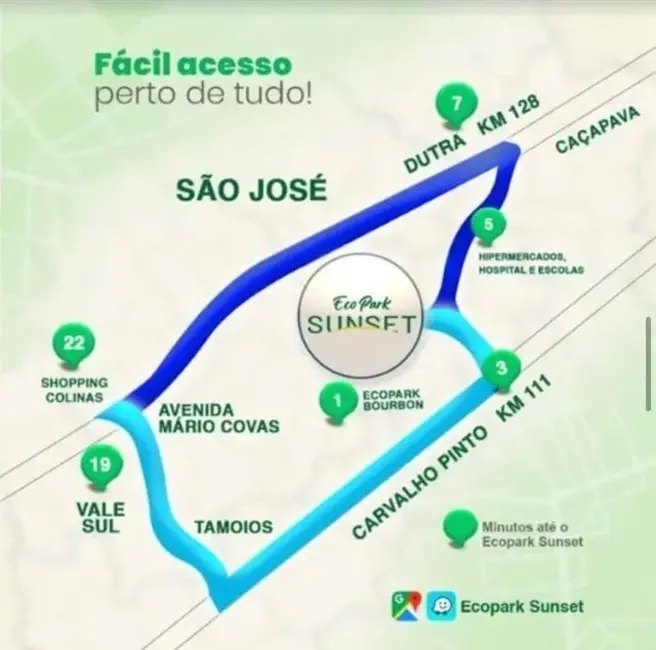 Foto 4 de Lote de Condomínio à venda, 305m2 em Chácara Santa Rosa, Cacapava - SP