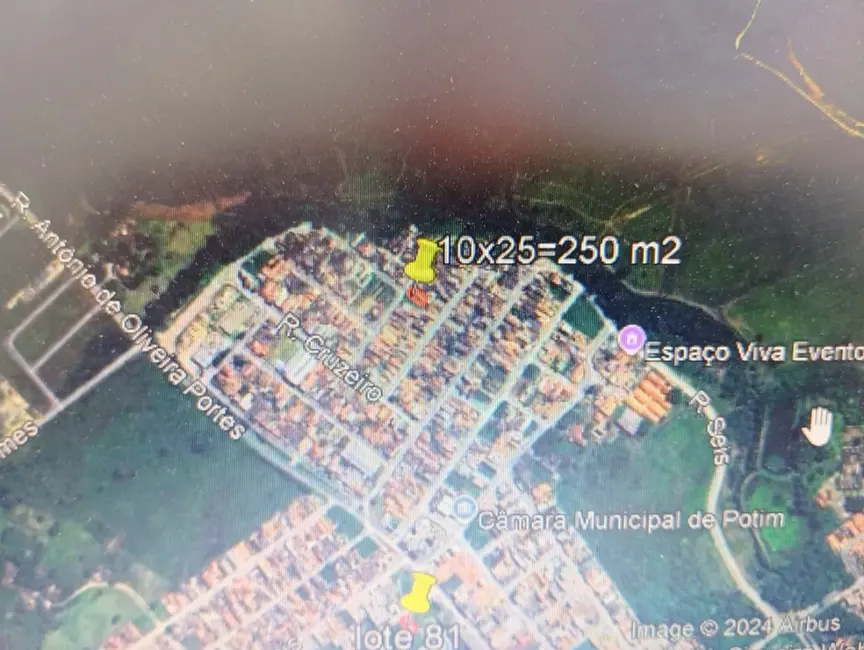 Foto 4 de Terreno / Lote à venda, 250m2 em Potim - SP
