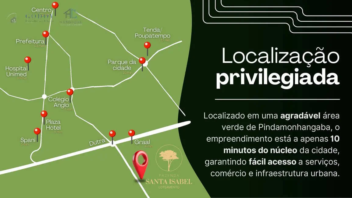 Foto 6 de Lote de Condomínio à venda, 500m2 em Campinas, Pindamonhangaba - SP