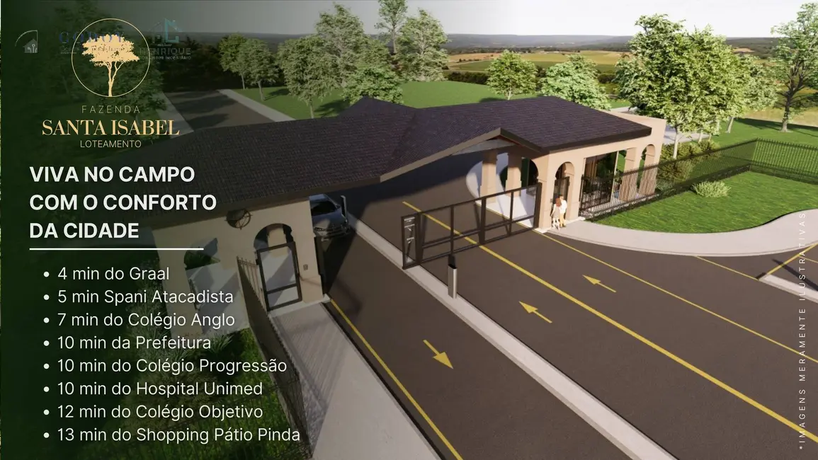 Foto 2 de Lote de Condomínio à venda, 1000m2 em Campinas, Pindamonhangaba - SP