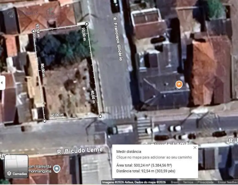 Foto 6 de Terreno / Lote à venda, 498m2 em Pindamonhangaba - SP