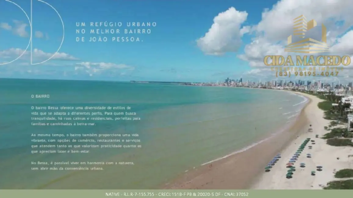 Foto 2 de Apartamento com 2 quartos à venda, 68m2 em Jardim Oceania, Joao Pessoa - PB