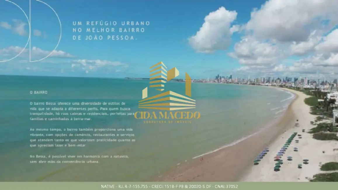 Foto 2 de Apartamento com 2 quartos à venda, 68m2 em Jardim Oceania, Joao Pessoa - PB