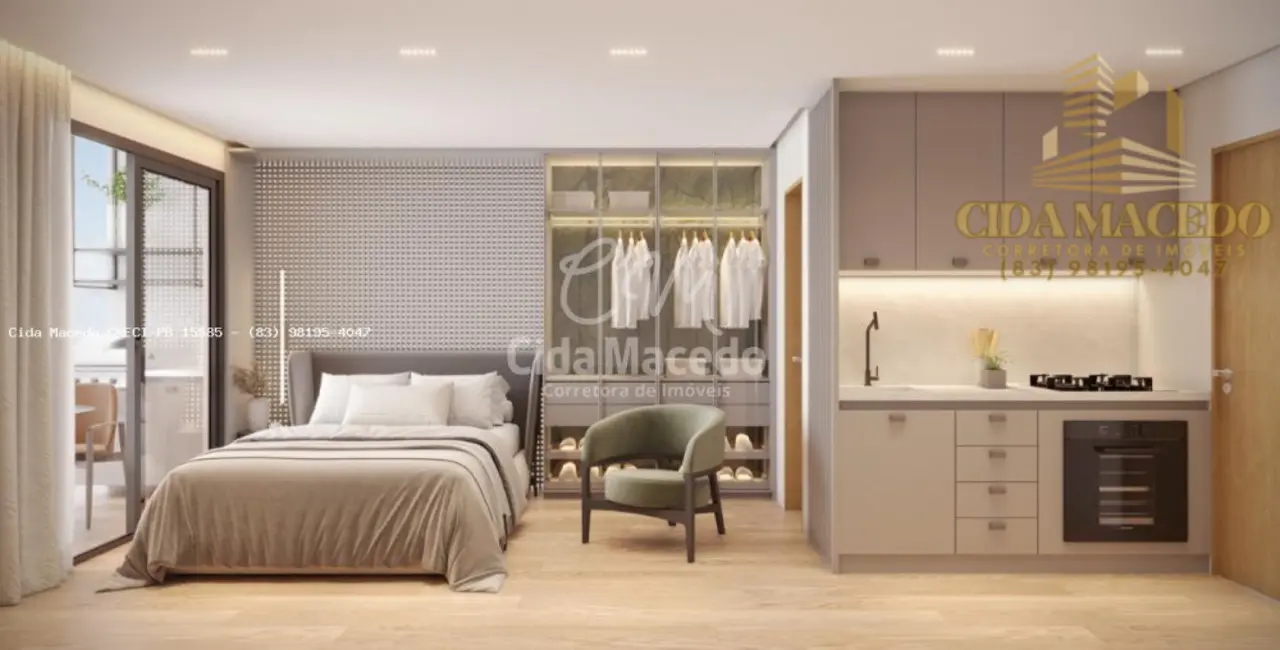 Apartamento com 2 quartos à venda, 56m2 em Intermares, Cabedelo - PB - imagem 6 Foto 6 de Apartamento com 2 quartos à venda, 56m2 em Intermares, Cabedelo - PB