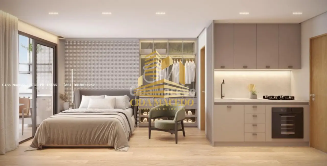 Foto 6 de Apartamento com 2 quartos à venda, 56m2 em Intermares, Cabedelo - PB