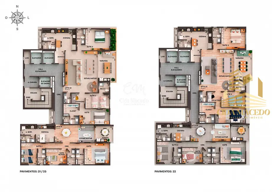 Foto 6 de Apartamento com 2 quartos à venda, 68m2 em Jardim Oceania, Joao Pessoa - PB