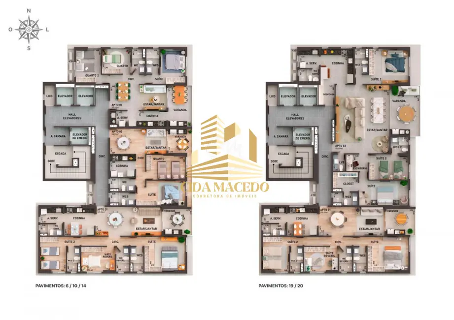 Foto 7 de Apartamento com 2 quartos à venda, 68m2 em Jardim Oceania, Joao Pessoa - PB